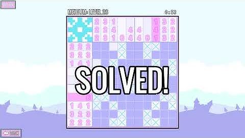 Picross Touch Medium Speed Playthrough 21-30 (3/12)