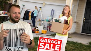 This outdoor community garage sale had it all!
