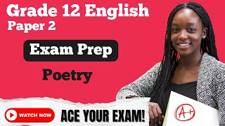 Grade 12 English Home Language | Poetry Seen & Unseen | Paper 2 Exam Prep (NSC & DBE, CAPS & IEB)
