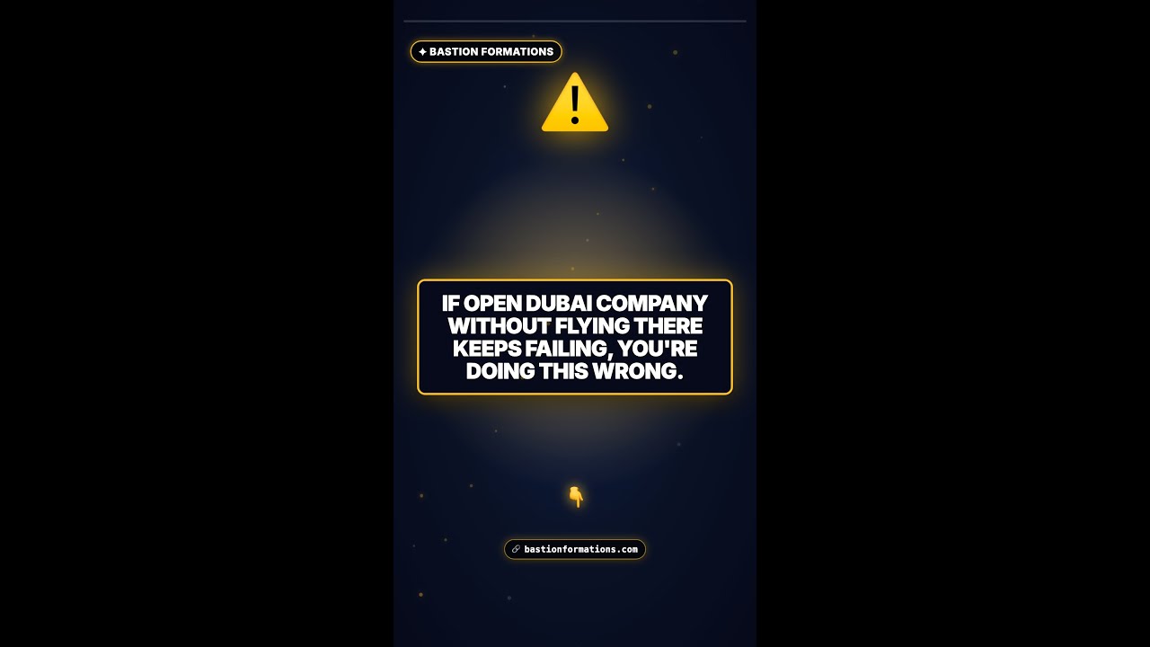 Open Dubai Company Without Flying There (Remote 2026)