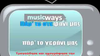 Video thumbnail of "ΔΡΑΠΕΤΣΩΝΑ - greek karaoke (καραοκε) ΓΡΗΓΟΡΗΣ ΜΠΙΘΙΚΩΤΣΗΣ"