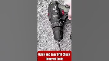 Quick and Easy Drill Chuck Removal Guide #tool #diy