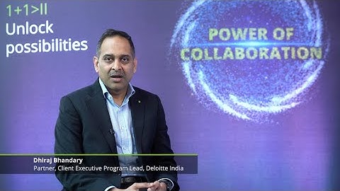 Coalesce 2023 | Dhiraj Bhandary, Partner, Client Executive Program Lead, Deloitte India