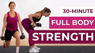 30-Minute Full Body Strength Workout (Pyramid Format)
