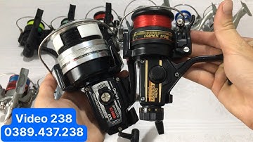 Máy Câu Nhật Bãi : Lô Máy Câu Daiwa, Shimano mới cực đẹp giá từ 150k , ( video 238 )