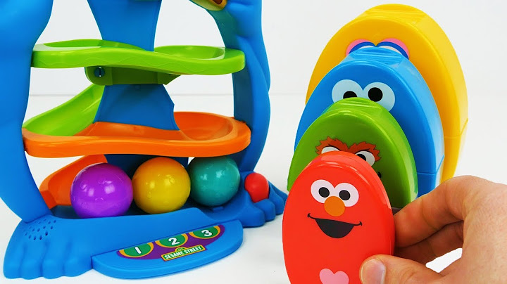 Cookie Monster Toy Learning Video for Kids!