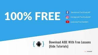 AIDE Tutorials Learn C++, Java, Android App Development Download Full AIDE screenshot 5