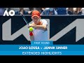 Joao Sousa v Jannik Sinner Extended Highlights (1R) | Australian Open 2022