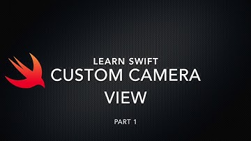 Learn Swift 3 Camera embedded in UIView AVFoundation Part 1
