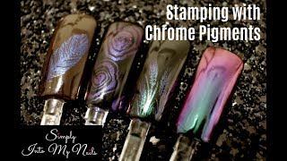 Stamping with Chrome Pigments