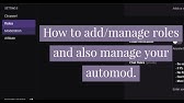 Twitch Automod Level 4 Enabled Youtube