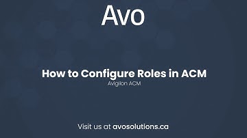 How to Configure Roles in ACM