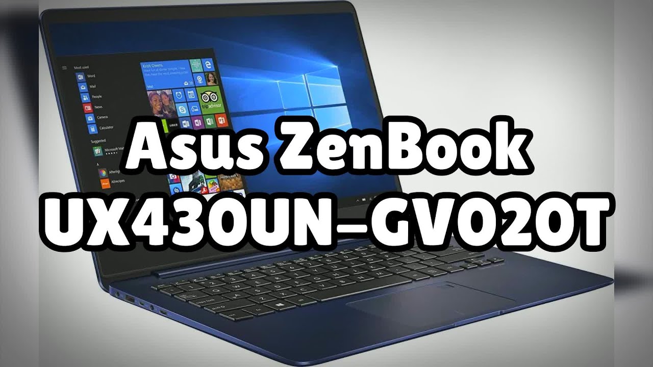 Photos of the Asus ZenBook UX430UN-GV020T | Not A Review!