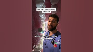 The Best Hack for Swallowing Large Capsules #lifehacks