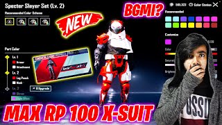 😱 OMG !! MAXING OUT FIRST EVER MYTHIC X-SUIT OF NEW ROYAL PASS IN BGMI/PUBGM @MrCyberSquad69​