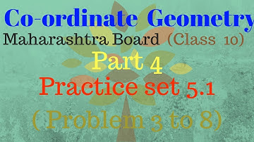 #coordinategeometry #maharashtraboard Coordinate geometry class 10 Maharashtra board - part 4