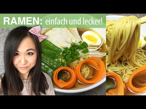 Die einfachste und schnellste chinesische Nudelsuppe mit selbstgemachten Nudeln