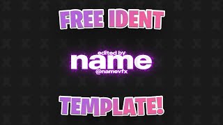 The Best Ident Template