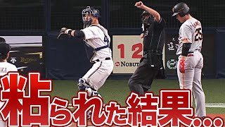【最後はズバッ!!】山岡泰輔が岡本和真に粘られた結果…
