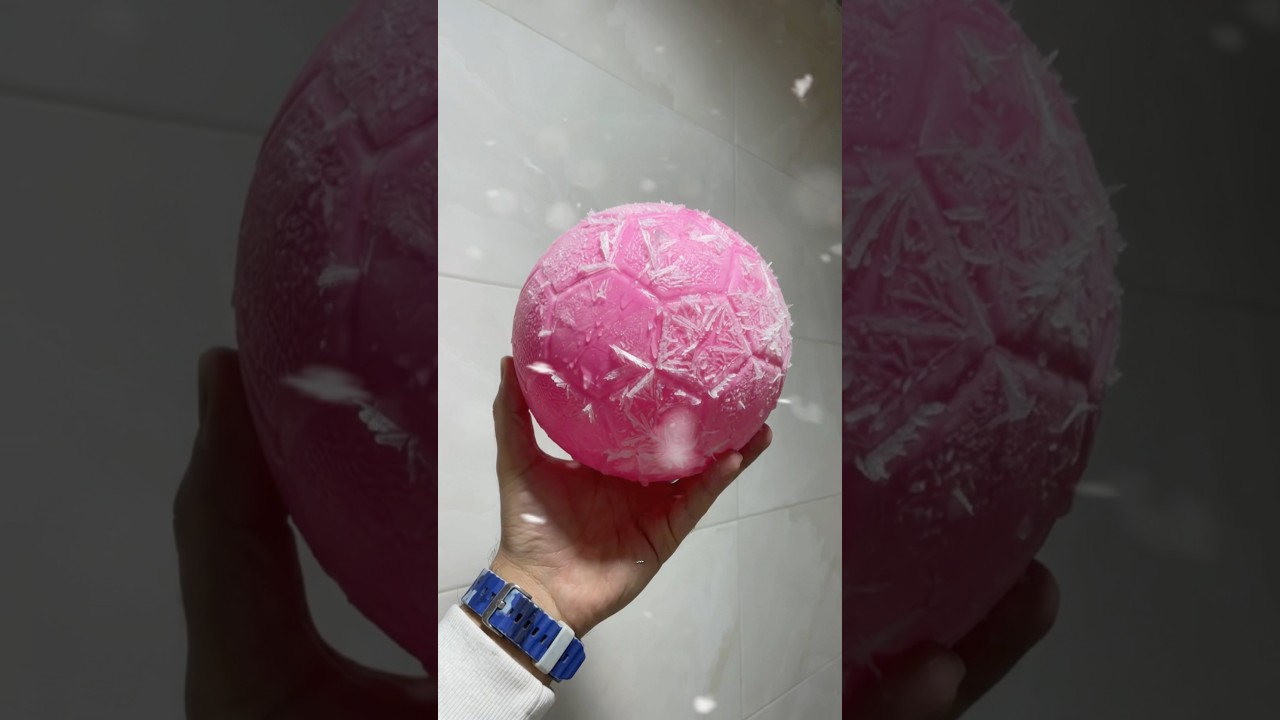 هل الكورة ممكن تتجمد؟!🥶⚽️❄️