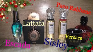 :  Paco Rabanne/Versace/Escada/Sisley/Lattafa ,    ...