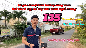 Đất Gò Dầu Tây Ninh | Lô góc 2 mặt tiền 860m2 thích hợp để xây nhà vườn kinh doanh buôn bán