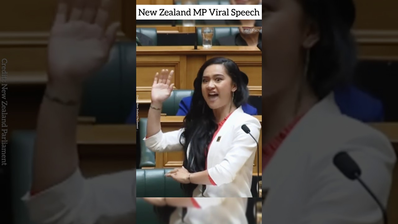 VIRAL SPEECH OF NEW ZEALAND 🇳🇿 MP 😳🔥