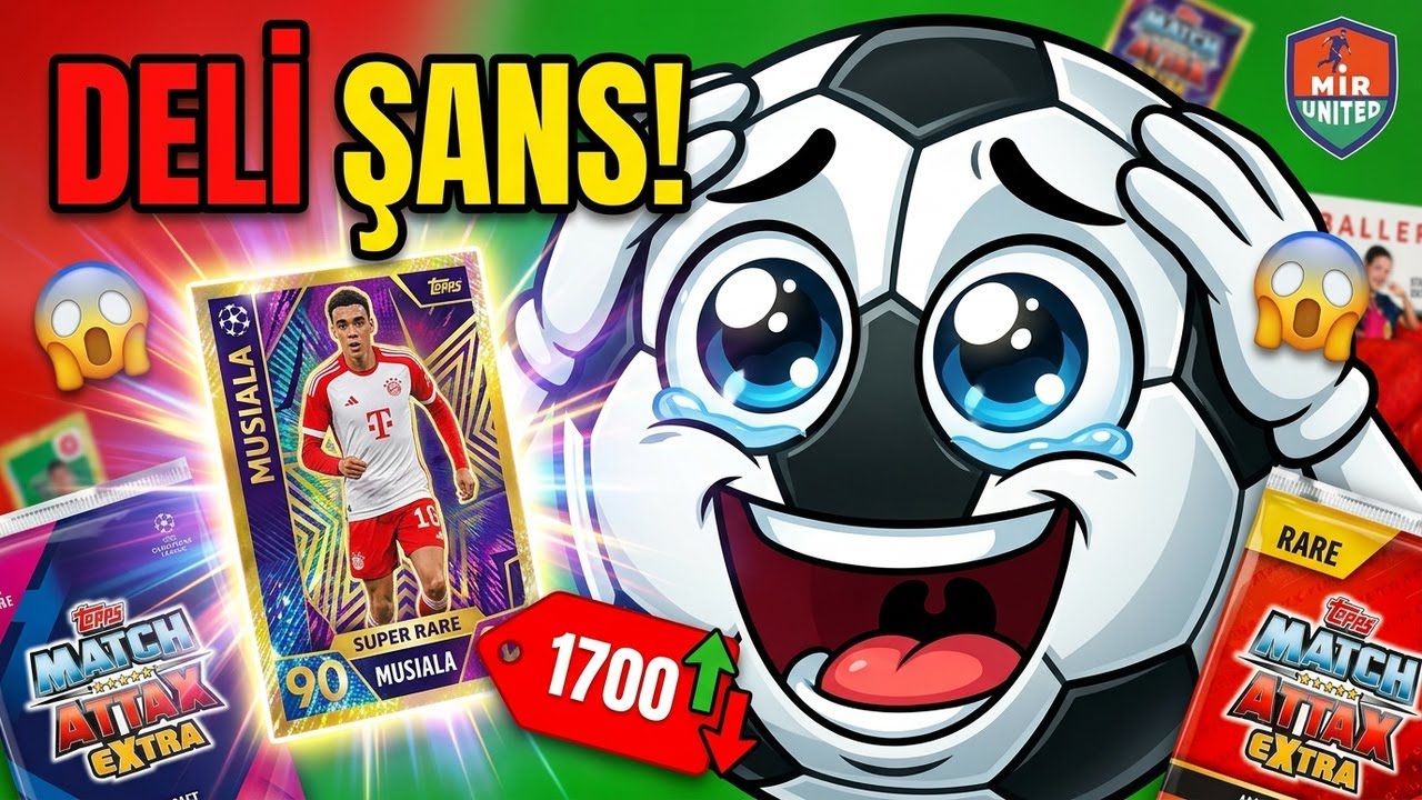 EN ŞANSLI KUTU MU? Match Attax 2025 Açılımı (Musiala, Leao, De Bruyne)