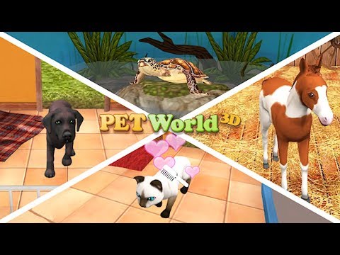 ПРИЮТ ДЛЯ ЖИВОТНЫХ #1 УХОД за ХОМЯКОМ, ЗАЙЦЕМ и МОРСКОЙ СВИНКОЙ в игре Pet World 3D