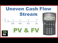 Present value of uneven cash flows ba ii plus | FIN-ED