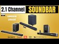 5 Best 2.1 Channel Soundbars 2026 | JBL, SONY, ZEBRONICS, BOAT which is best?