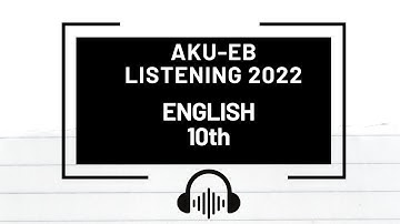 AKU-EB | ENGLISH | SSC II | 2022