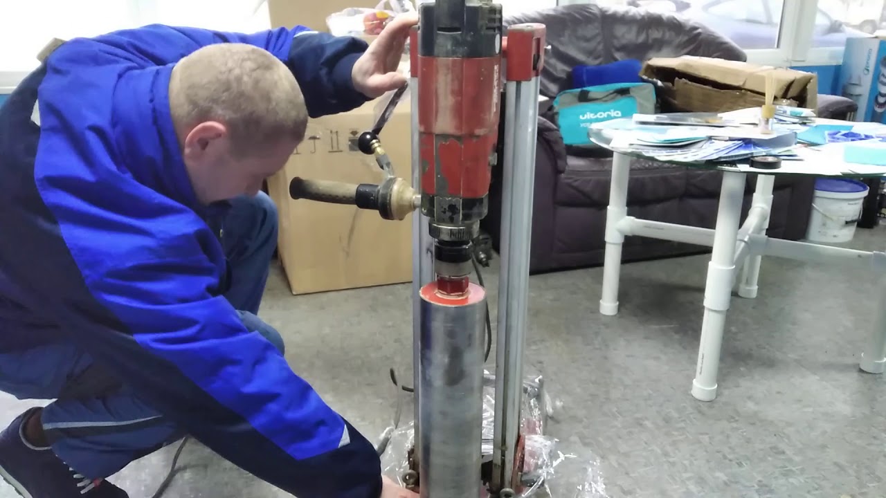 Hilti dd130 - YouTube