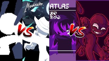 (Scripted YOMI Hustle) (2 FOR 1 SPECIAL) Android vs Moonwalker/ ATLAS vs Bog