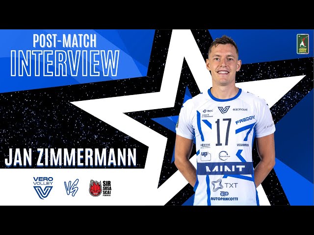 Jan Zimmermann | Post match Interview vs Sir Susa Scai Perugia