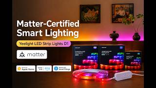 Yeelight Smart LED Strip Lights D1 | Matter-Certified Smart Lighting