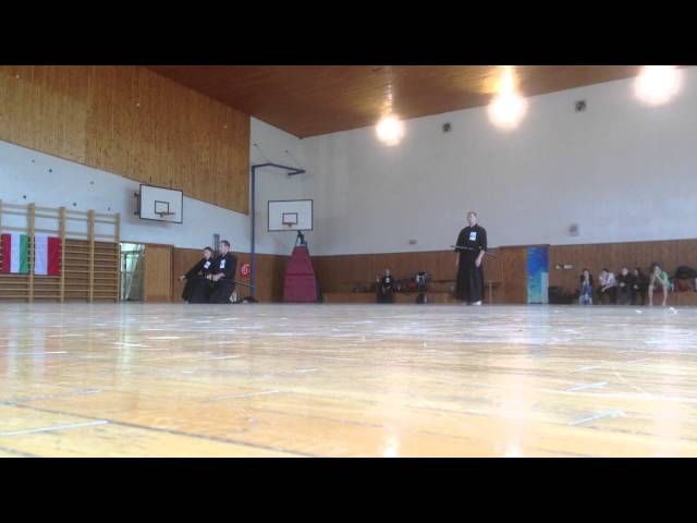 Iaido Grading Ikyu - Oliver Lengyel 2013 class=