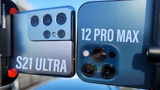 Samsung Galaxy S21 Ultra vs iPhone 12 Pro Max CAMERA TEST ?