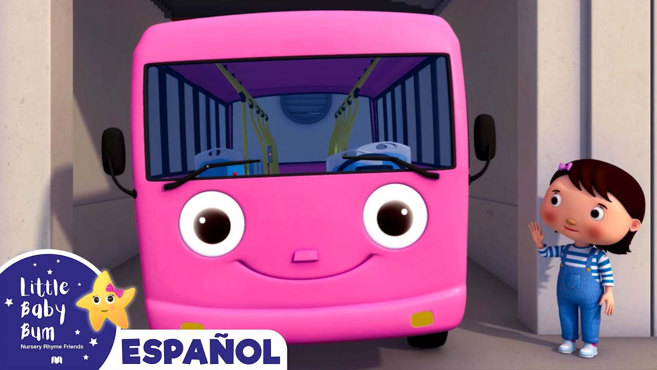 ⁣Las ruedas del autobús rosado | Canciones Infantiles | Dibujos Animados | Little Baby Bum en Español