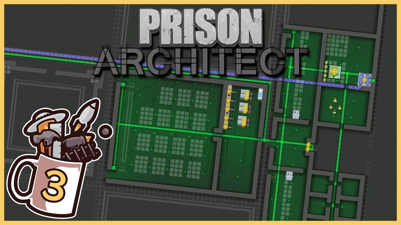 Annoying Power Cable Glitch Prison Architect 3 Let's Play
