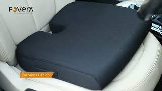 FOVERA Car Seat Cushion for Long & Comfortable Drive - Orthopedic U-Cut Out Wedge Cushion screenshot 2