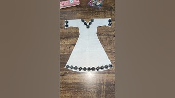 30 Second Mein A-Line Frock Cutting Trick! ✂️🔥 | Sewing Tips And Tricks #short #frock