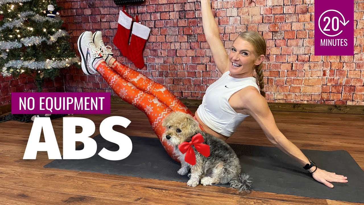 20 MINUTE No equipment AT HOME ABS WORKOUT - YouTube