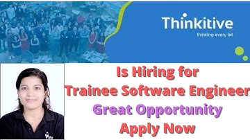 Trainee Software Engineer | Thinkitive Technologies Private Limited | Must Apply #jobupdates