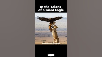 In the Talons of a Giant Eagle ‼️ The Lion Cub’s Fate? #eagle  #lion