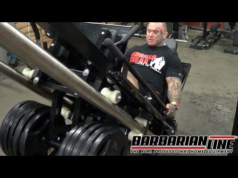 BARBARIAN Leg Press Hack Squat Machine with LEE PRIEST