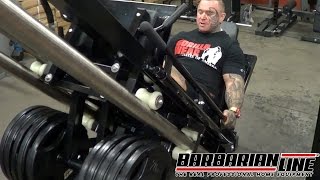 BARBARIAN Leg Press Hack Squat Machine with LEE PRIEST