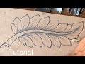 Simple leaf carving techniques new ideas