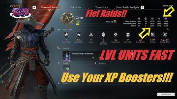 LEVEL YOUR UNITS NOW!! Massive EXP Bonus!!! Fief Raids!! Conqueror