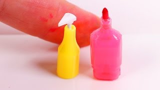 Miniature Soap Dispenser DIY & Mini Highlighters [actually works]